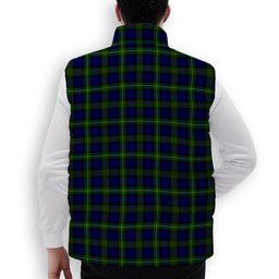 ScotsTee Shop Scottish MacEwen Modern SC Premium Tartan Puffer Vest Winter White Duck Down Vest Sleeveless