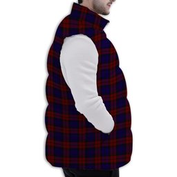 ScotsTee Shop Scottish MacDevitt Premium Tartan Puffer Vest Winter White Duck Down Vest Sleeveless