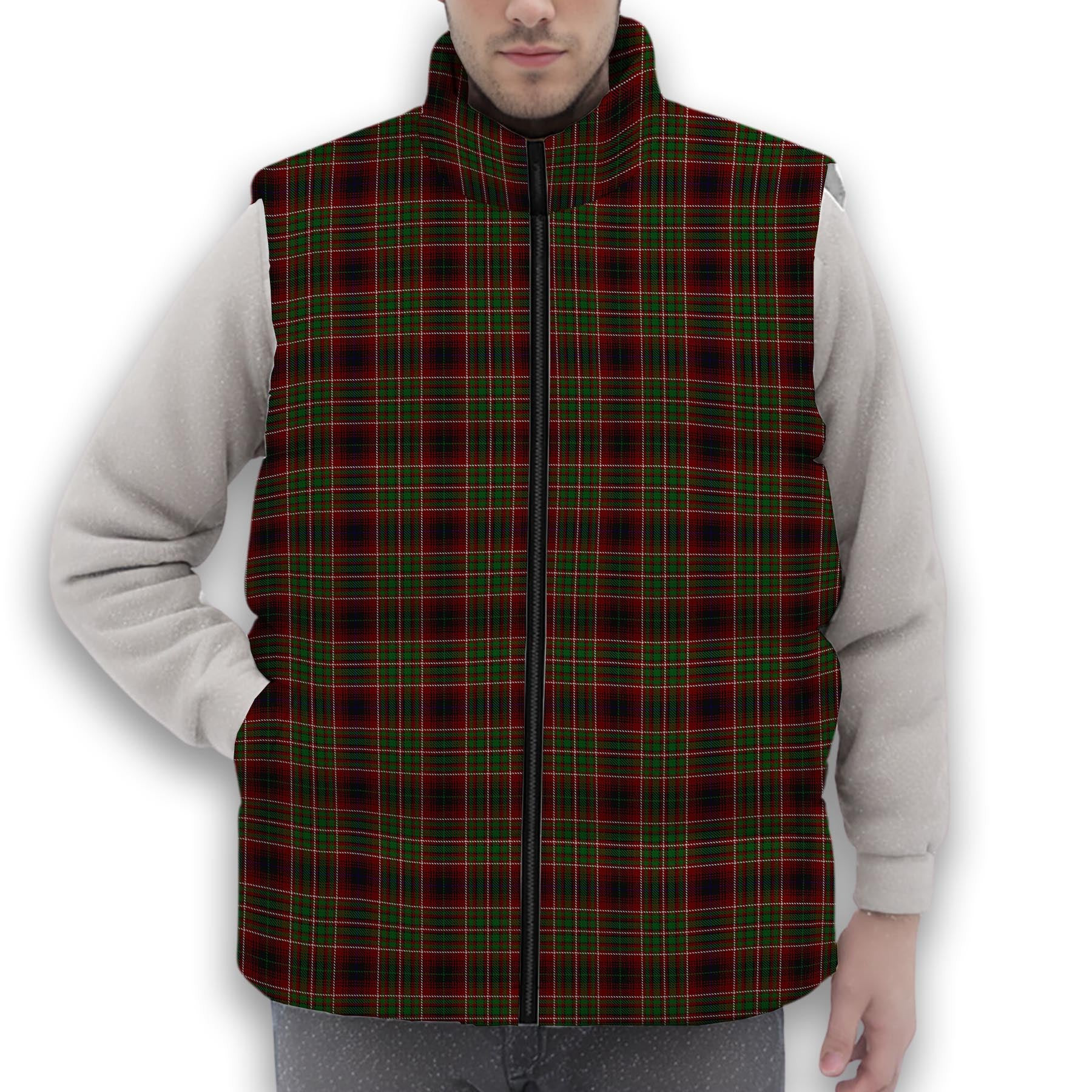 ScotsTee Shop Scottish Innes of Cowie Premium Tartan Puffer Vest Winter White Duck Down Vest Sleeveless