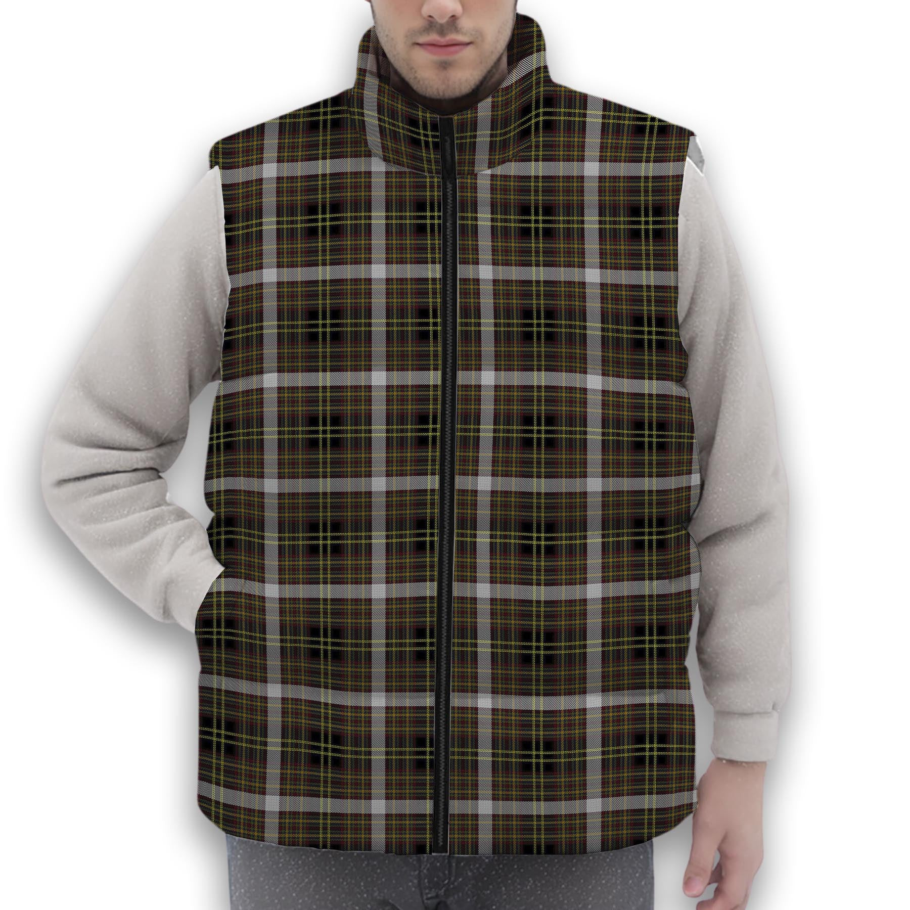 ScotsTee Shop Scottish Yule Lads, The Premium Tartan Puffer Vest Winter White Duck Down Vest Sleeveless