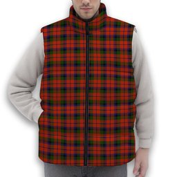 ScotsTee Shop Scottish Mcnaghten 1831 Premium Tartan Puffer Vest Winter White Duck Down Vest Sleeveless