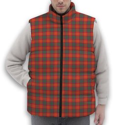 ScotsTee Shop Scottish McNab Ancient Premium Tartan Puffer Vest Winter White Duck Down Vest Sleeveless