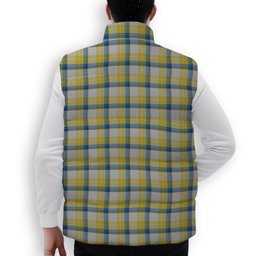 ScotsTee Shop Scottish MacGrath Premium Tartan Puffer Vest Winter White Duck Down Vest Sleeveless