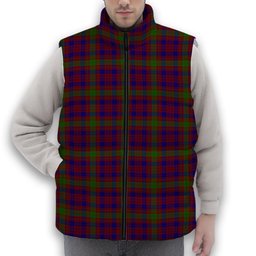 ScotsTee Shop Scottish MacTier of Durris Premium Tartan Puffer Vest Winter White Duck Down Vest Sleeveless