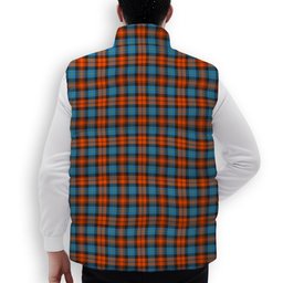 ScotsTee Shop Scottish MacLachlan Ancient Premium Tartan Puffer Vest Winter White Duck Down Vest Sleeveless