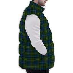 ScotsTee Shop Scottish McAvoy Premium Tartan Puffer Vest Winter White Duck Down Vest Sleeveless