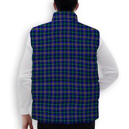 ScotsTee Shop Scottish Weir Modern SC Premium Tartan Puffer Vest Winter White Duck Down Vest Sleeveless
