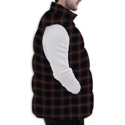 ScotsTee Shop Scottish Watt Premium Tartan Puffer Vest Winter White Duck Down Vest Sleeveless