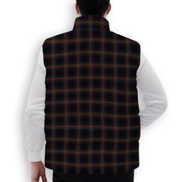 ScotsTee Shop Scottish Watt Premium Tartan Puffer Vest Winter White Duck Down Vest Sleeveless