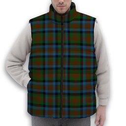 ScotsTee Shop Scottish Tennant 2 Premium Tartan Puffer Vest Winter White Duck Down Vest Sleeveless