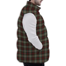 ScotsTee Shop Scottish Scott Brown Ancient Premium Tartan Puffer Vest Winter White Duck Down Vest Sleeveless