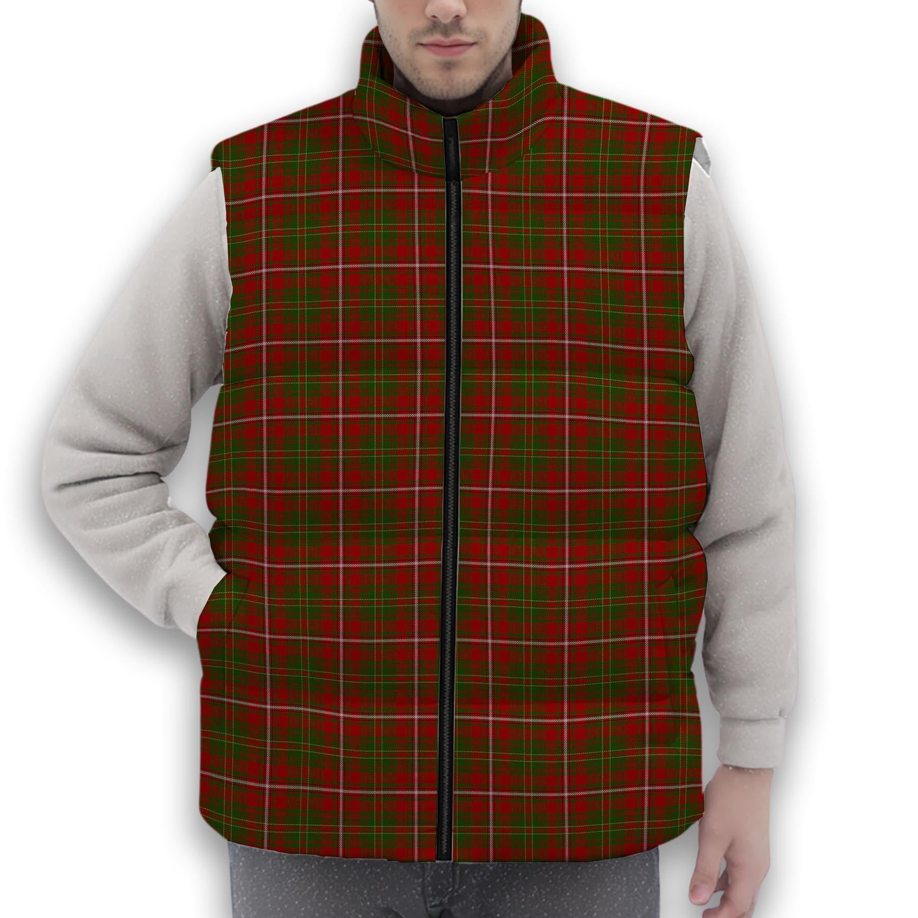 ScotsTee Shop Scottish Hay Premium Tartan Puffer Vest Winter White Duck Down Vest Sleeveless