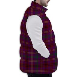 ScotsTee Shop Scottish McCall (Caithness) Premium Tartan Puffer Vest Winter White Duck Down Vest Sleeveless