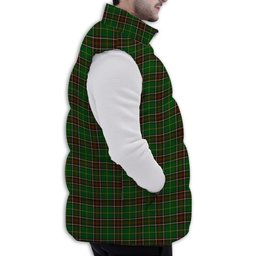ScotsTee Shop Scottish Newfoundland Premium Tartan Puffer Vest Winter White Duck Down Vest Sleeveless