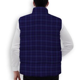ScotsTee Shop Scottish Payne Premium Tartan Puffer Vest Winter White Duck Down Vest Sleeveless