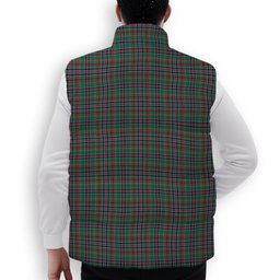 ScotsTee Shop Scottish Russell Old Ancient Premium Tartan Puffer Vest Winter White Duck Down Vest Sleeveless