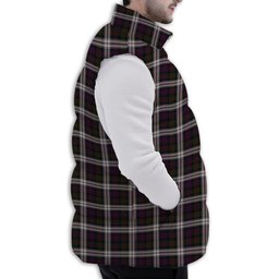 ScotsTee Shop Scottish McDonald Dress Premium Tartan Puffer Vest Winter White Duck Down Vest Sleeveless