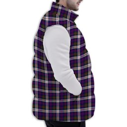 ScotsTee Shop Scottish MacDonald Dress Modern SC Premium Tartan Puffer Vest Winter White Duck Down Vest Sleeveless