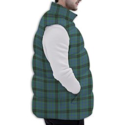 ScotsTee Shop Scottish McInnes Ancient Premium Tartan Puffer Vest Winter White Duck Down Vest Sleeveless