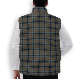 ScotsTee Shop Scottish McTavish Hunting Ancient Premium Tartan Puffer Vest Winter White Duck Down Vest Sleeveless