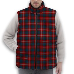 ScotsTee Shop Scottish Nicolson of Lewis Premium Tartan Puffer Vest Winter White Duck Down Vest Sleeveless