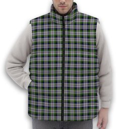 ScotsTee Shop Scottish McNaughton Dress Premium Tartan Puffer Vest Winter White Duck Down Vest Sleeveless
