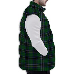 ScotsTee Shop Scottish MacAlpine 1906 Premium Tartan Puffer Vest Winter White Duck Down Vest Sleeveless