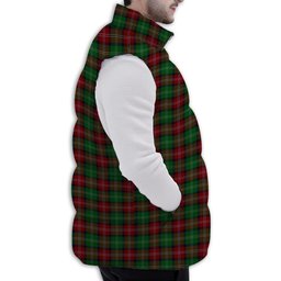 ScotsTee Shop Scottish Sawyer Premium Tartan Puffer Vest Winter White Duck Down Vest Sleeveless