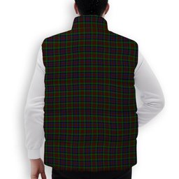 ScotsTee Shop Scottish MacDuff Hunting Premium Tartan Puffer Vest Winter White Duck Down Vest Sleeveless