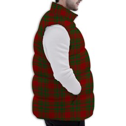 ScotsTee Shop Scottish McIntosh Red Premium Tartan Puffer Vest Winter White Duck Down Vest Sleeveless
