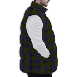 ScotsTee Shop Scottish MacMillan Hunting 2 Premium Tartan Puffer Vest Winter White Duck Down Vest Sleeveless