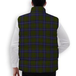 ScotsTee Shop Scottish MacMillan Hunting 2 Premium Tartan Puffer Vest Winter White Duck Down Vest Sleeveless