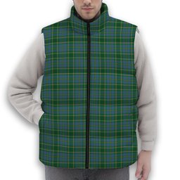 ScotsTee Shop Scottish Tailyour Ancient Premium Tartan Puffer Vest Winter White Duck Down Vest Sleeveless