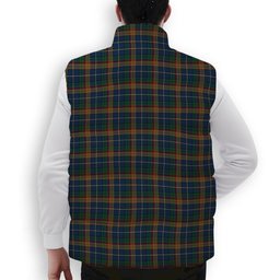 ScotsTee Shop Scottish Yeomans (2016) Premium Tartan Puffer Vest Winter White Duck Down Vest Sleeveless