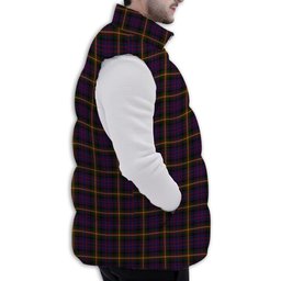 ScotsTee Shop Scottish MacSporran Premium Tartan Puffer Vest Winter White Duck Down Vest Sleeveless