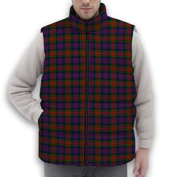 ScotsTee Shop Scottish MacLagan of Glenquiech Premium Tartan Puffer Vest Winter White Duck Down Vest Sleeveless