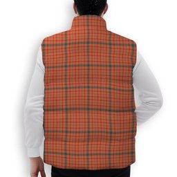 ScotsTee Shop Scottish Ross David Ancient Premium Tartan Puffer Vest Winter White Duck Down Vest Sleeveless