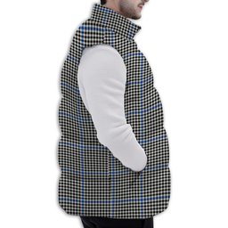 ScotsTee Shop Scottish Haig Modern Premium Tartan Puffer Vest Winter White Duck Down Vest Sleeveless