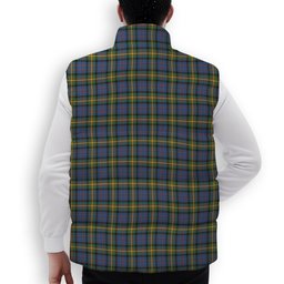 ScotsTee Shop Scottish MacSporran Ancient Premium Tartan Puffer Vest Winter White Duck Down Vest Sleeveless