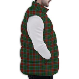 ScotsTee Shop Scottish Muirhead Premium Tartan Puffer Vest Winter White Duck Down Vest Sleeveless