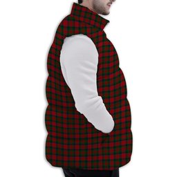 ScotsTee Shop Scottish MacDuff Premium Tartan Puffer Vest Winter White Duck Down Vest Sleeveless