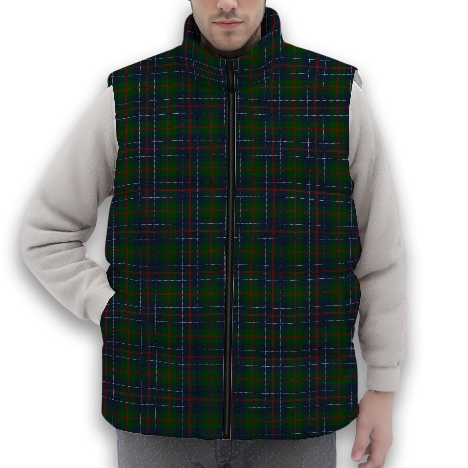 ScotsTee Shop Scottish MacHardy Premium Tartan Puffer Vest Winter White Duck Down Vest Sleeveless