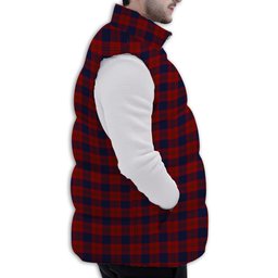 ScotsTee Shop Scottish Wotherspoon Premium Tartan Puffer Vest Winter White Duck Down Vest Sleeveless
