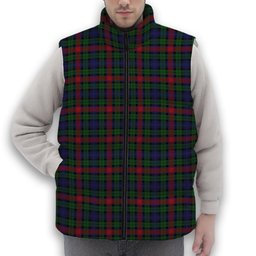 ScotsTee Shop Scottish Young Presidents Organisation Premium Tartan Puffer Vest Winter White Duck Down Vest Sleeveless