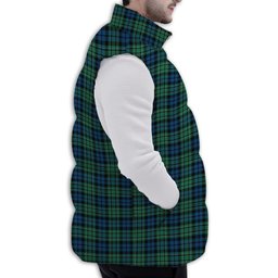 ScotsTee Shop Scottish MacCallum Ancient SC Premium Tartan Puffer Vest Winter White Duck Down Vest Sleeveless