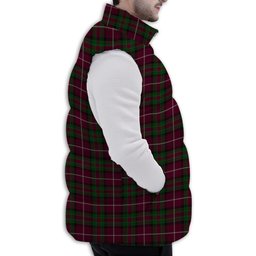 ScotsTee Shop Scottish Stewart of Bute Hunting Premium Tartan Puffer Vest Winter White Duck Down Vest Sleeveless