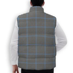 ScotsTee Shop Scottish Haig Ancient Premium Tartan Puffer Vest Winter White Duck Down Vest Sleeveless