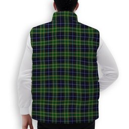 ScotsTee Shop Scottish MacKellar Premium Tartan Puffer Vest Winter White Duck Down Vest Sleeveless