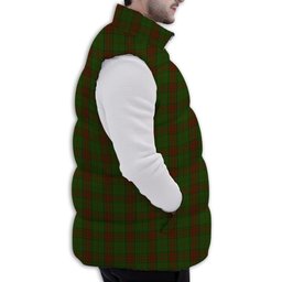 ScotsTee Shop Scottish Maxwell Hunting SC Premium Tartan Puffer Vest Winter White Duck Down Vest Sleeveless
