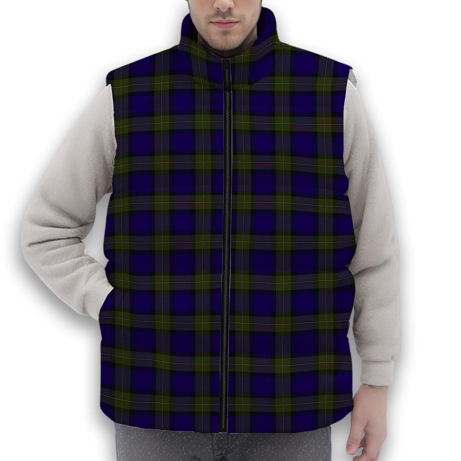 ScotsTee Shop Scottish Minnick Premium Tartan Puffer Vest Winter White Duck Down Vest Sleeveless